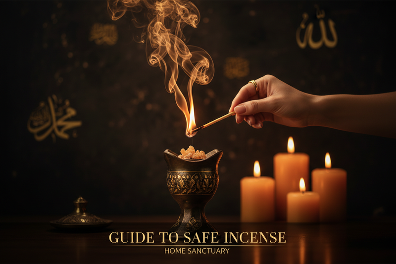 How to safely light incense at home