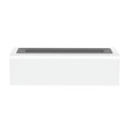 Prism USB Flame Diffuser, ivory white housing with long top opening