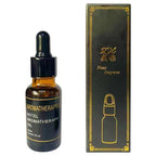 Aromatherapy essential oil dropper bottle with dark green package