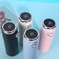 Compact smart thermos, 400ml set of four colors with digital temperature display
