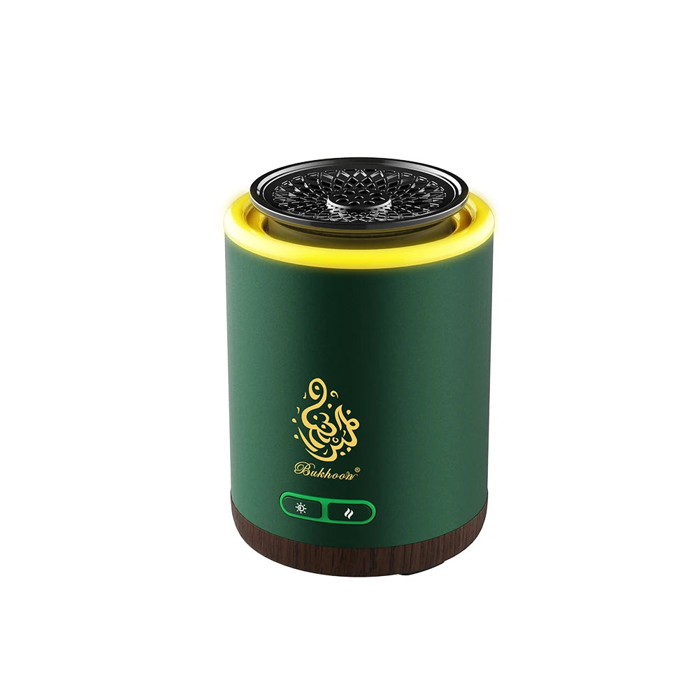 Sage electric bakhoor burner, top mesh plate and glowing yellow rim