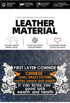 Embossed blue leather pattern panel for travel folio, close-up texture