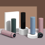 Assorted smart thermos flasks with digital temperature display