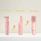 Pink hair bakhoor diffuser set with comb-style tops in different sizes