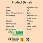 Touch sensor cordless reading lamp specifications diagram