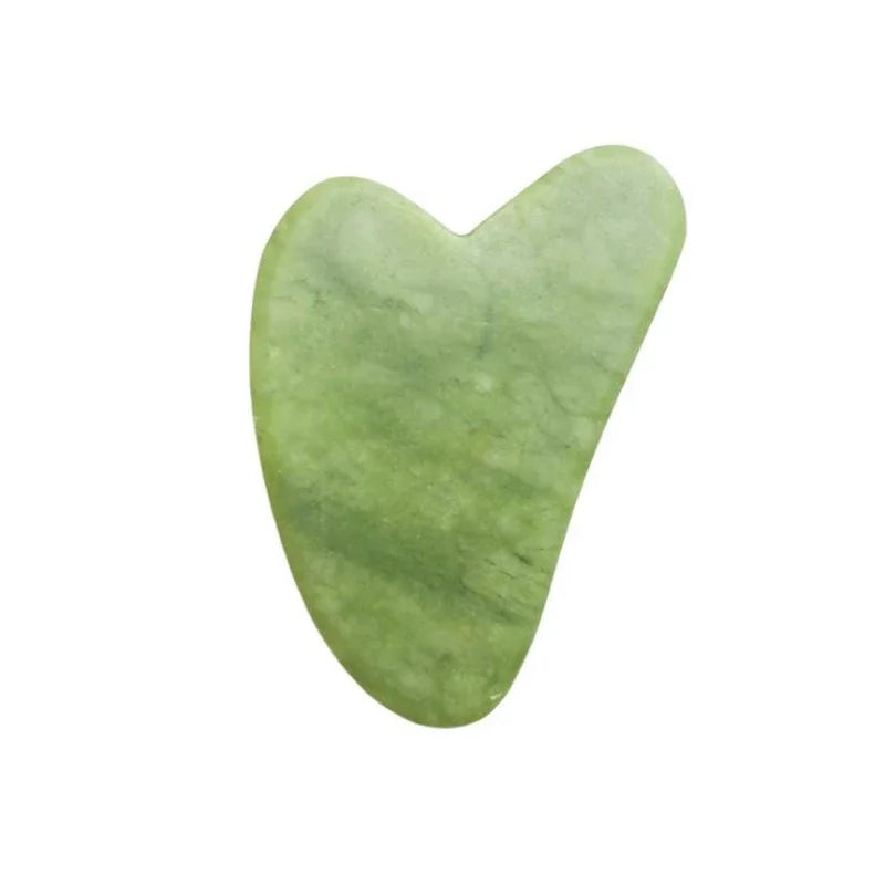 Emerald Jade Glow Roller stone, green aventurine translucent gua sha