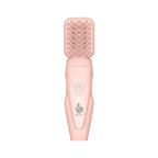 Rose gold USB portable bakhoor burner with open lid and dotted heating grid