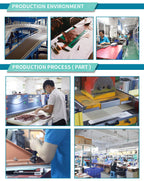 Production environment photos from the quality process