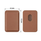 The Vanguard Magnetic Wallet, card holder magnético marrón con medidas 6.5 x 9.5 cm