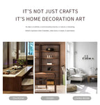 Home decoration room scenes labeled Tea Room, Study, and Living Room