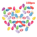 Backflow incense cone refill set, 150 pcs assorted colored cones
