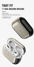 Tight-fit protective case cover with black leather side grip and light gray shell