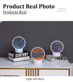 Cordless reading lamp globe display showing light-off effect on a white base