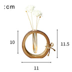 Bamboo Glass reed diffuser bottle dimensions: 11 cm wide, 10 cm high, 11.5 cm deep