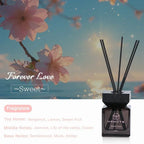 Signature 100ml Reed Diffuser Oil Set, Forever Love scent with reed sticks