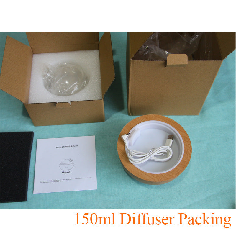 Nebula aroma diffuser kit in box with manual and USB cable